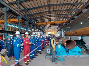 Fabrikasi Dua Proyek Migas Resmi Beroperasi