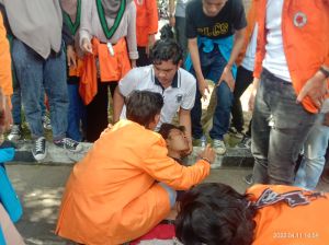 Mahasiswa Ricuh Dengan Aparat, Dua Orang Pingsan