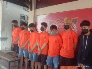 Tujuh Anggota Geng Motor Diciduk Usai Bacok Korbannya