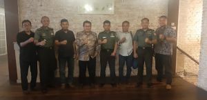 Pusat Informasi Teritorial Angkatan Darat Sambangi SMSI