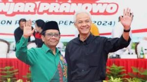 Jadi yang Kedua Mendaftar, Berkas Pasangan Ganjar-Mahfud Dinyatakan Lengkap Oleh KPU RI