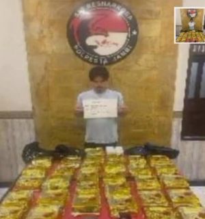 Polisi Amankan Oknum Pegawai Lapas Jambi, Kedapatan Bawa Puluhan Paket Sabu