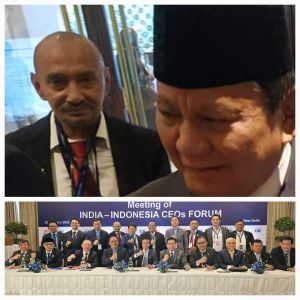 Ketua Kadin Jambi Usman Sulaiman Hadiri Forum Bisnis di New Delhi-India dan Bertemu Presiden Prabowo